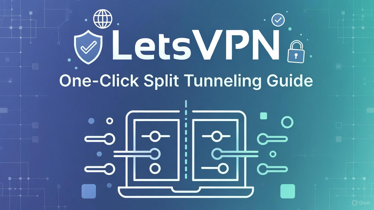 LetsVPN一键分流配置指南