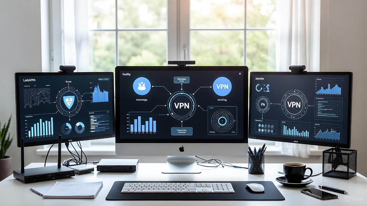 一步步配置LetsVPN实现局域网内多设备共享代理